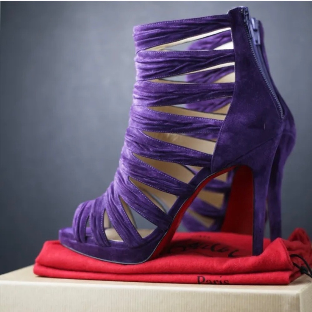 Louboutin Tinazata Ultra Violet 38.5